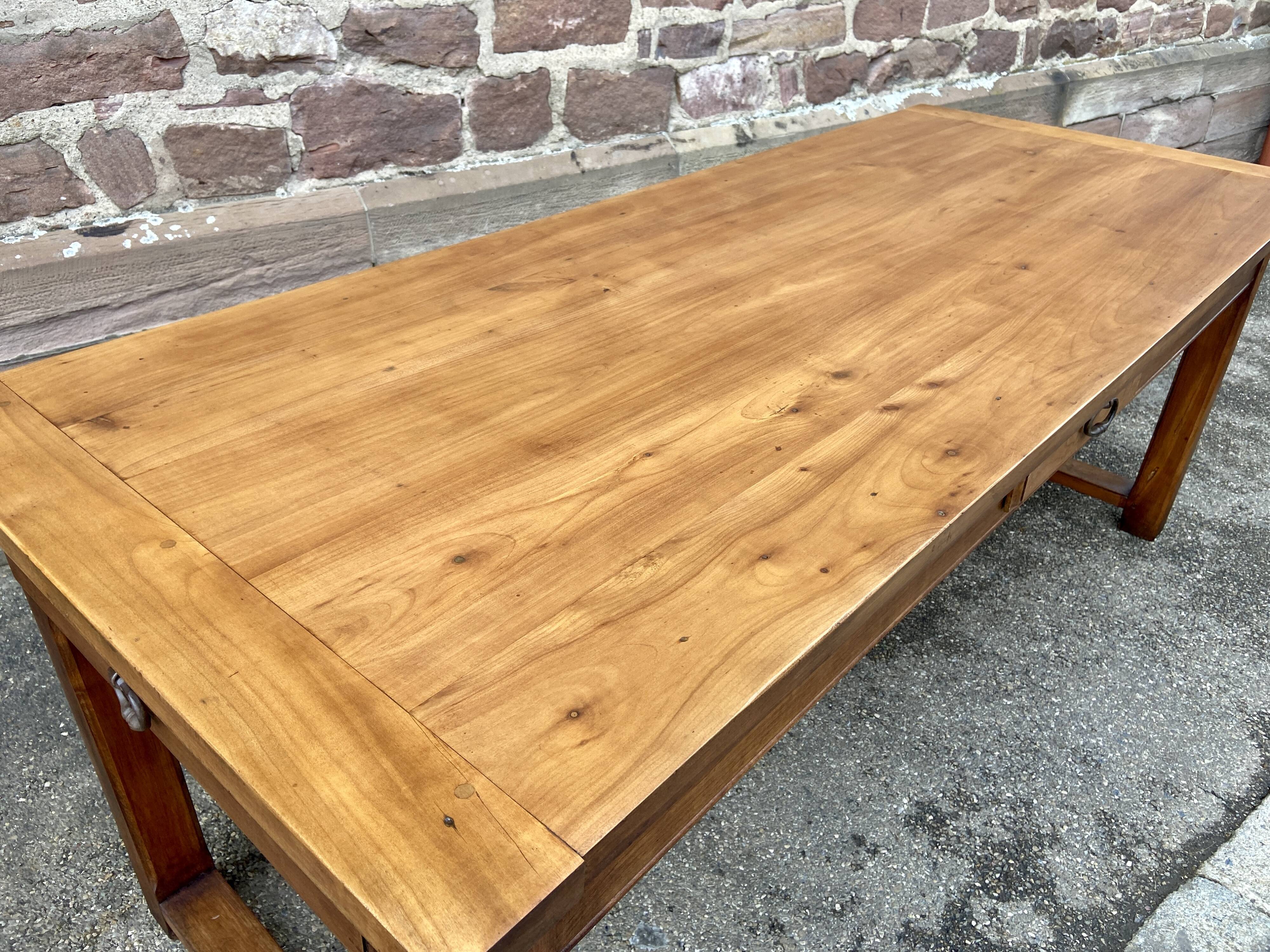 Cherry farmhouse table