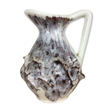 Vintage ceramic organic vase, signed