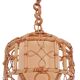 Handmade bamboo and rattan suspension from the 1960s, France.