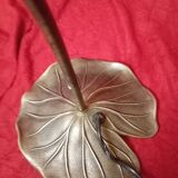 Art deco style brass tulip lamp