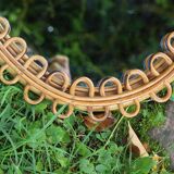 Rattan mirror Italy design