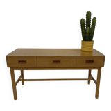 Vintage compact Sideboard Lowboard TV Furniture in Oak 70s Design