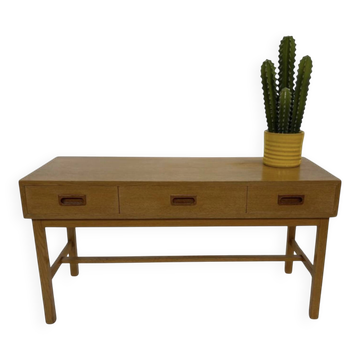 Vintage compact Sideboard Lowboard TV Furniture in Oak 70s Design