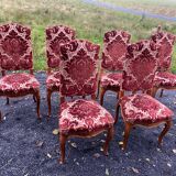 6 Louis XV style chairs