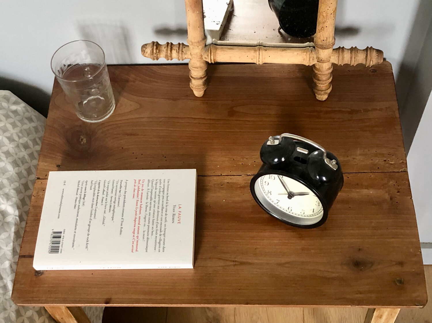 Small renovated wooden table