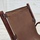 1970s, Norwegian lounge chair, brown furniture leather.
