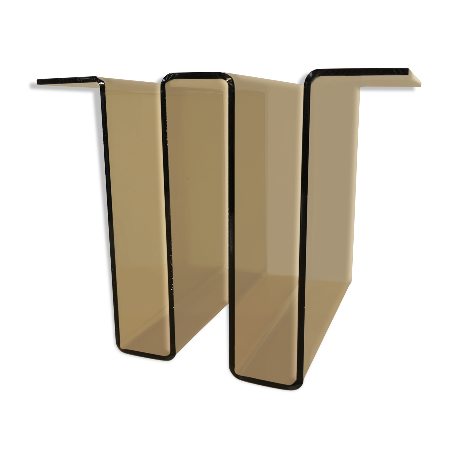 Vintage magazine door Plexiglas 1970