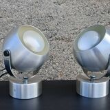 1970s eye ball lamp pair