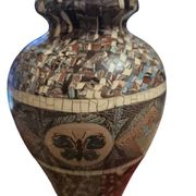 Large vase signed Jean Germino Vallauris