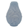 Art Deco Opaline Vase Blue Pastel Glass Pine Cone Decoration France 1930s