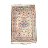 Persian wool and silk carpet