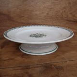 Saint Amand footed dish/compotier in old earthenware