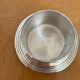Antique silver metal butter dish