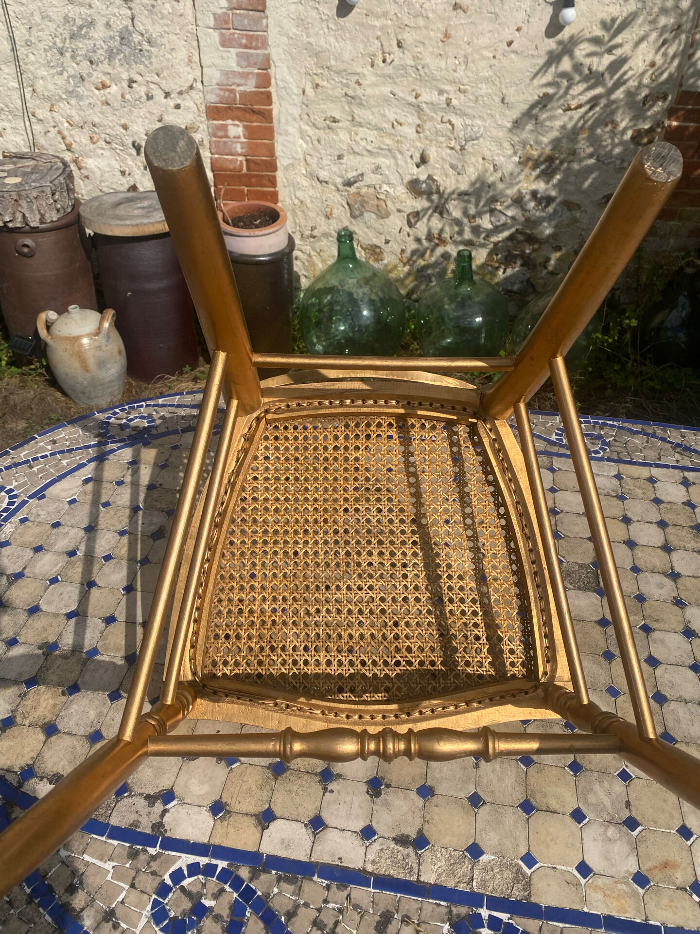 Napoleon III golden chair