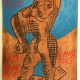 Lithographic poster of DEL RE Marco, Galerie Maeght, 2005