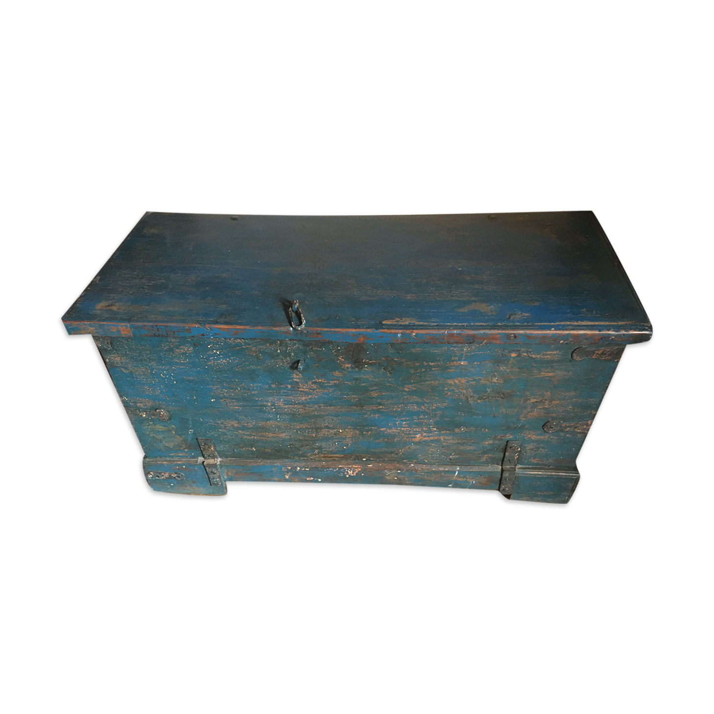 Blue Indian chest