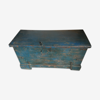 Blue Indian chest