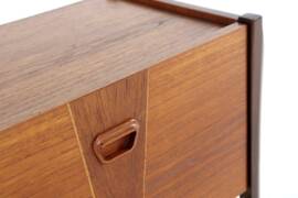 Set of 2 Nightstands 'Putte' - dutch design mid century in teak