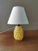 Vintage pineapple lamp in painted glass