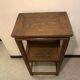 Chinese side table in Elm (Bedside or Tea stand), late 19th century.
