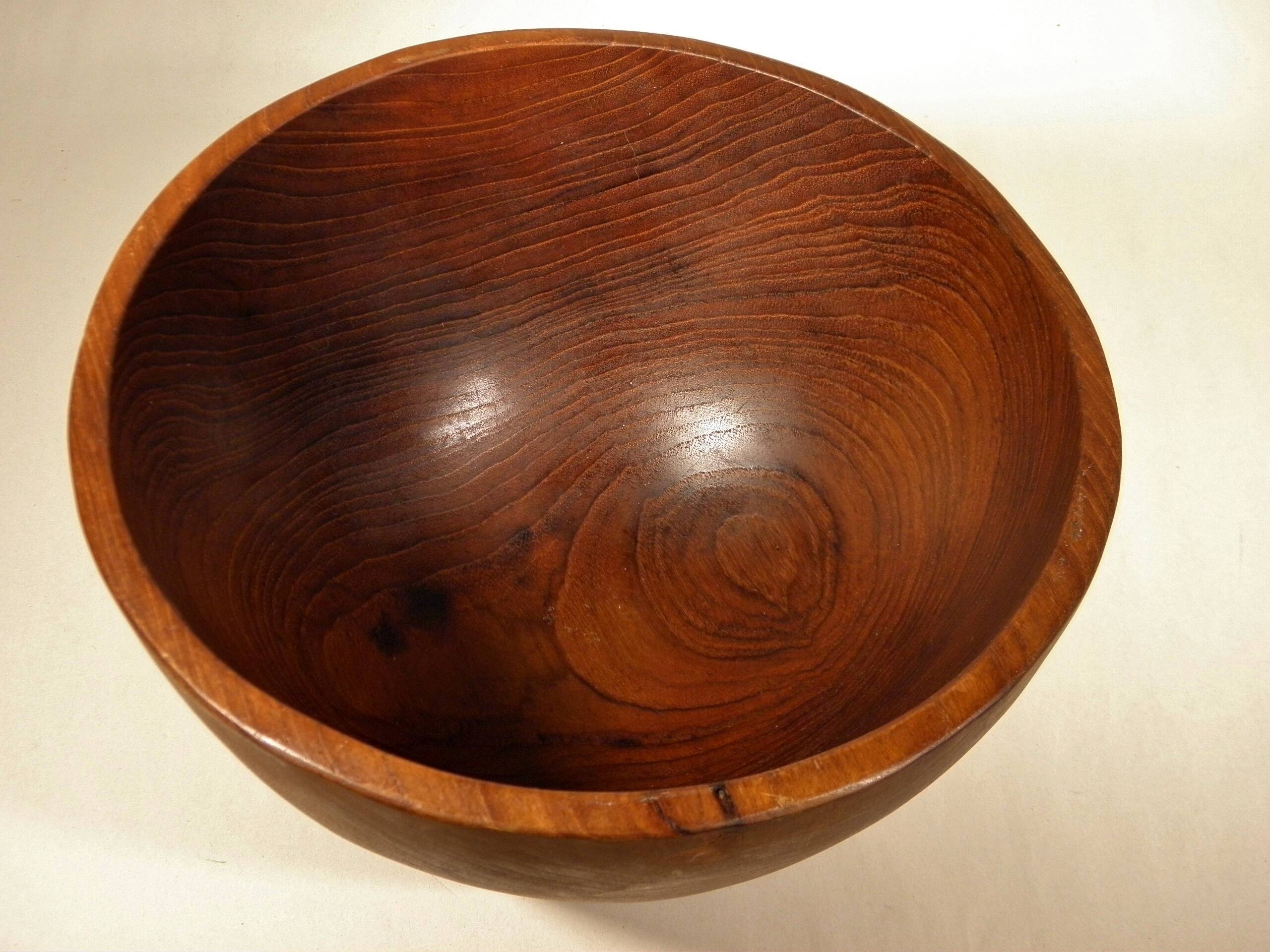 Saladier, coupe en teck 25 cm