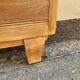 Vintage 1950s oak chest of drawers with 6 drawers.