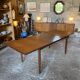 Johannes Andersen, table en teck et palissandre
