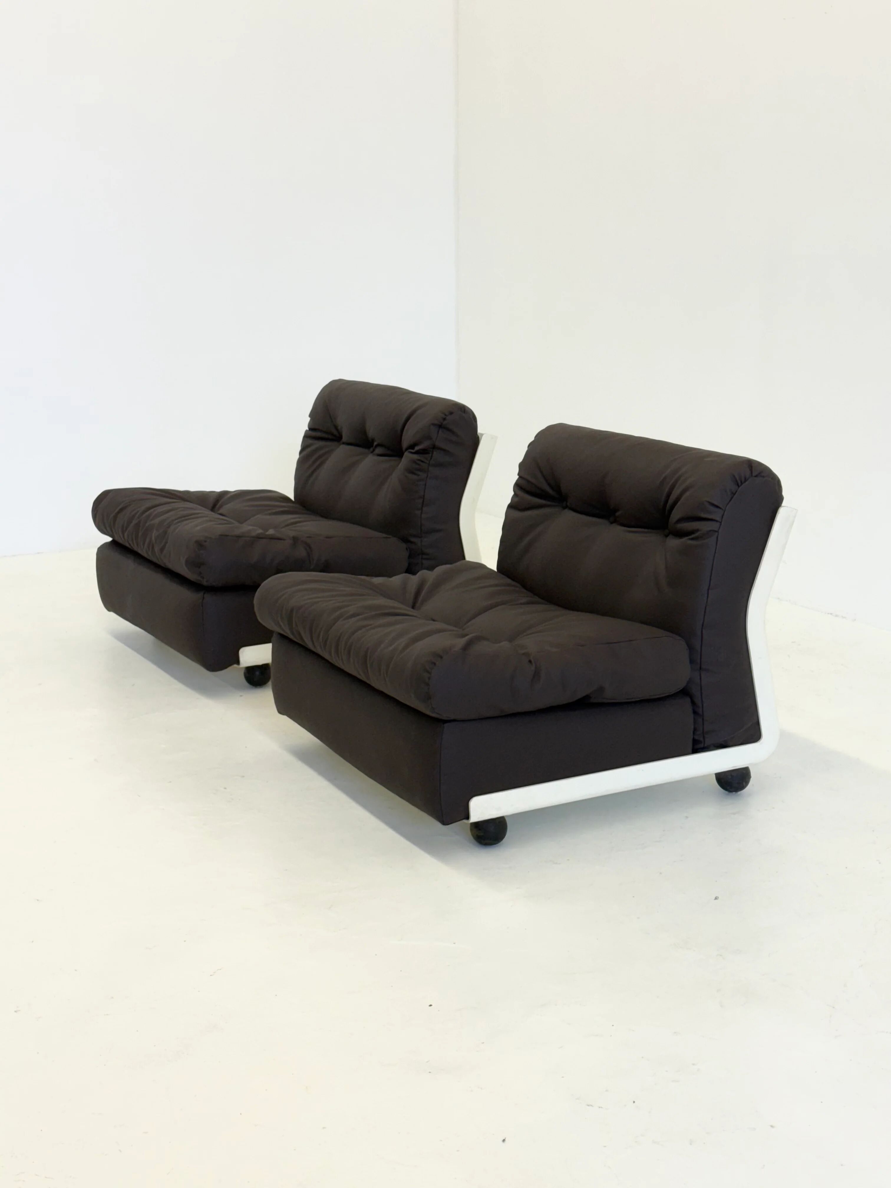 Fauteuils Amanta par Mario Bellini pour C&B Italia