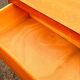 Vintage 4-drawer chest of drawers in waxed wood