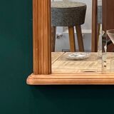 Miroir vintage avec cadre en bois sculpté