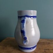 Alsace stoneware pitcher signed Remmy fils Betschdorf