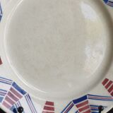 4 old mismatched plates Gien, St Amand, K&G Lunéville