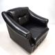 Fauteuil Art Déco en cuir, France 1960