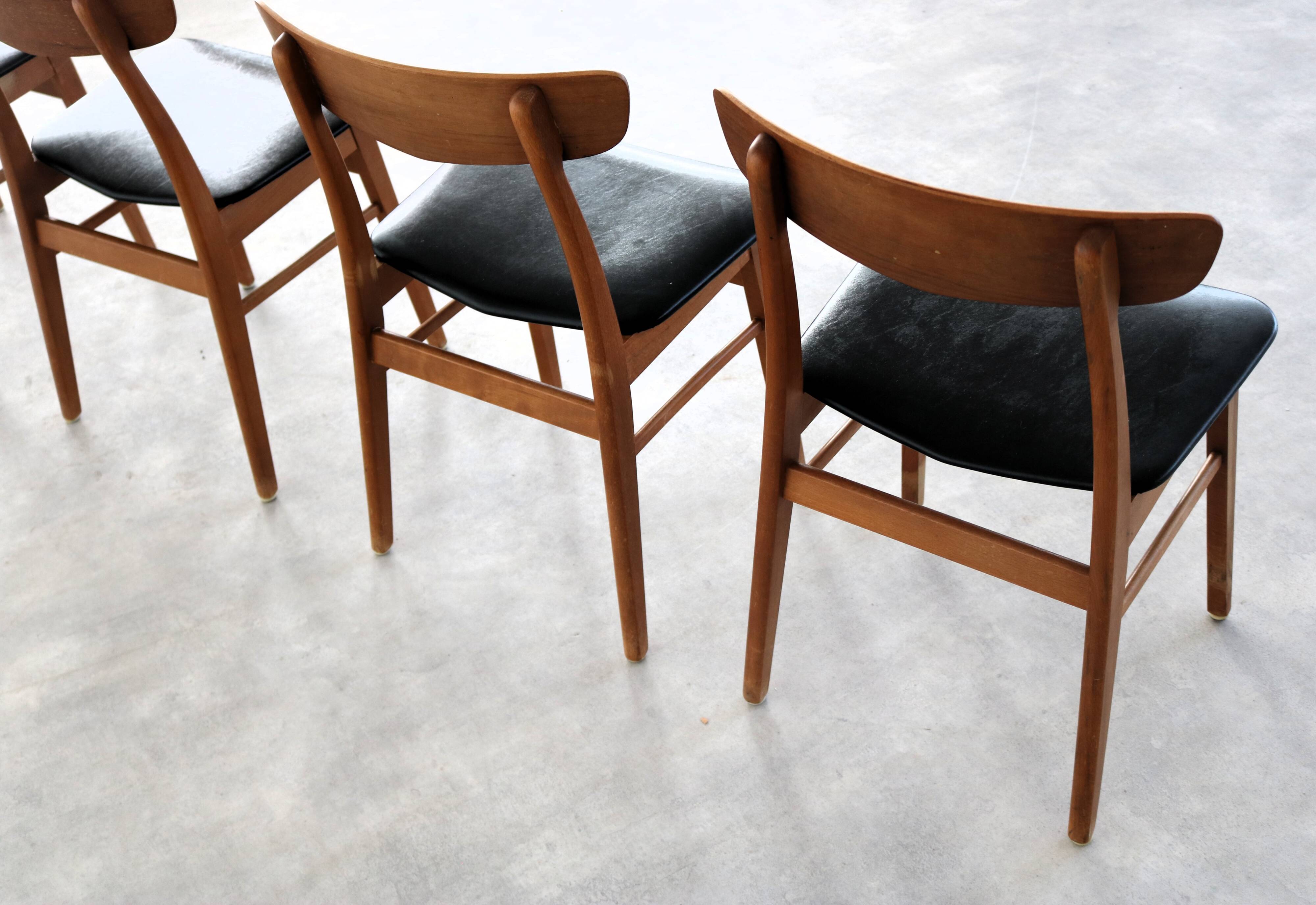 Vintage dining chairs | chairs | 1960s | Farstrup
