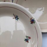 Flat plates with fine flowers