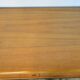 Low Scandinavian teak sideboard Metal