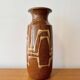 Vintage Brown Scheurich Keramik West German Vase