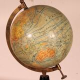 Globe terrestre par J.Forest éditeur Girard & Barrière, début du 20ème s.