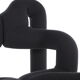 Vintage black Terje Ekstrøm Ekstrem armchair Stokke Varier