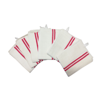 Lot de 6 torchons anciens