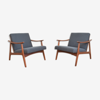 Polish Lounge Chairs, Set of 2.