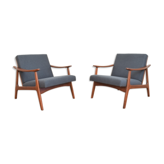Polish Lounge Chairs, Set of 2.