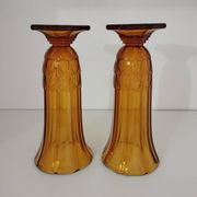 Pair of Art Deco vases, Val-Saint-Lambert crystal, 1930