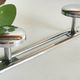 Vintage chrome metal coat stand