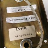 Kay kørbing saga wall lamps, produced by lyfa denmark 1950-1960s.