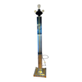 Willy Rizzo bicolor Chrome and gold floor lamp lumica