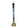 Bicolour chrome and gold floor lamp Willy Rizzo lumica