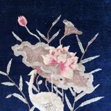 Antique 1890s Chinese Peking rug with crane design 95cm x 152cm