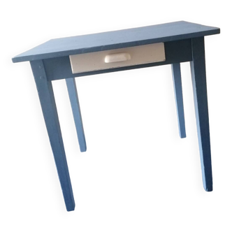 Table, bureau en bois peint