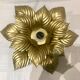 Wall lamp or ceiling lamp golden flower
